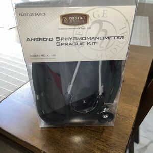 Prestige Medical Black Aneroid Sphygmomanometer Sprague Kit